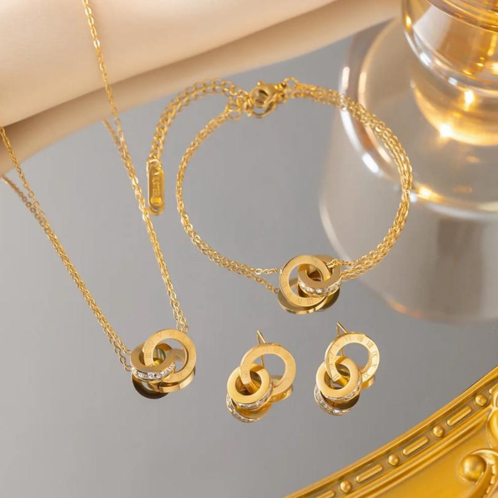 Elegant Gold Jewelry Set